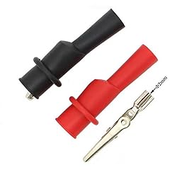 XYRSTOLR 10Pcs 10A Insulated Alligator Clips with