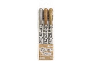 Ranger Metallics Tim Holtz Distress Crayon, 3 Piece Set