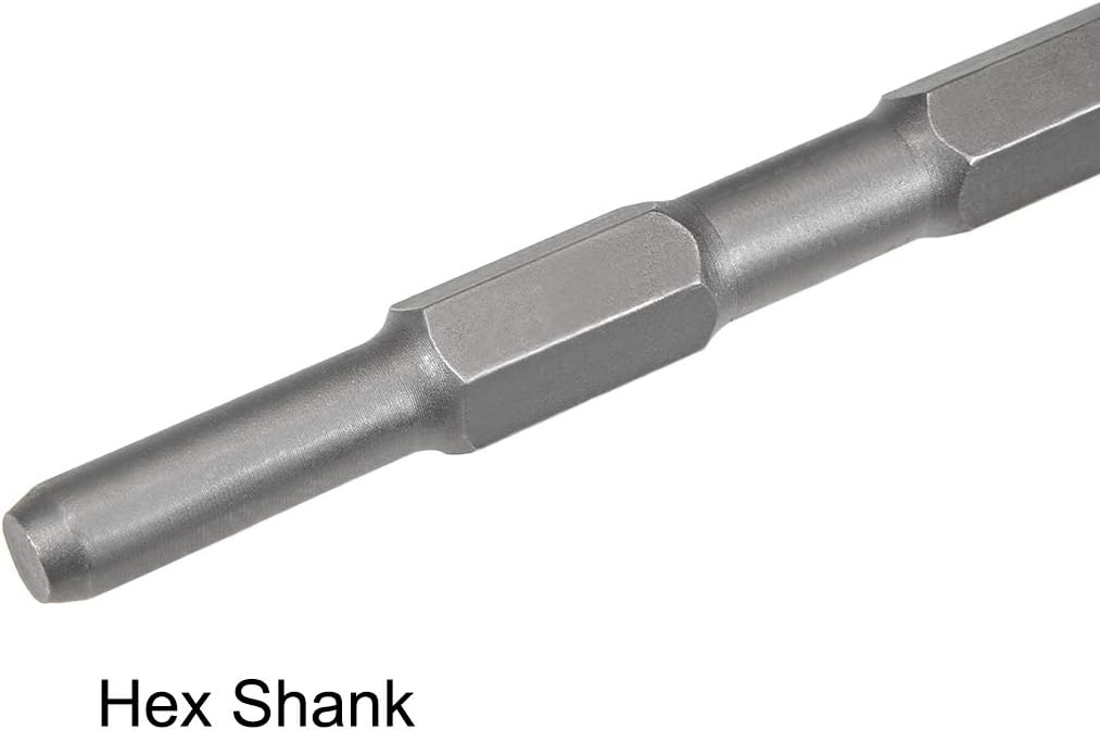 sourcing map Scraping Chisel 50mm Dia. Masonry Drill Bit Hex Shank for Electric Jack Hammer Remove Scale Edging Chipping Tool - Image 5