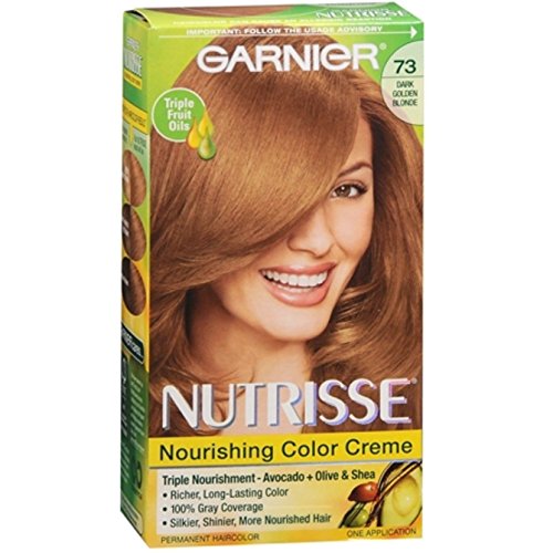 Garnier Nutrisse Haircolor, 73 Dark Golden Blonde 1 ea (Pack of 2)