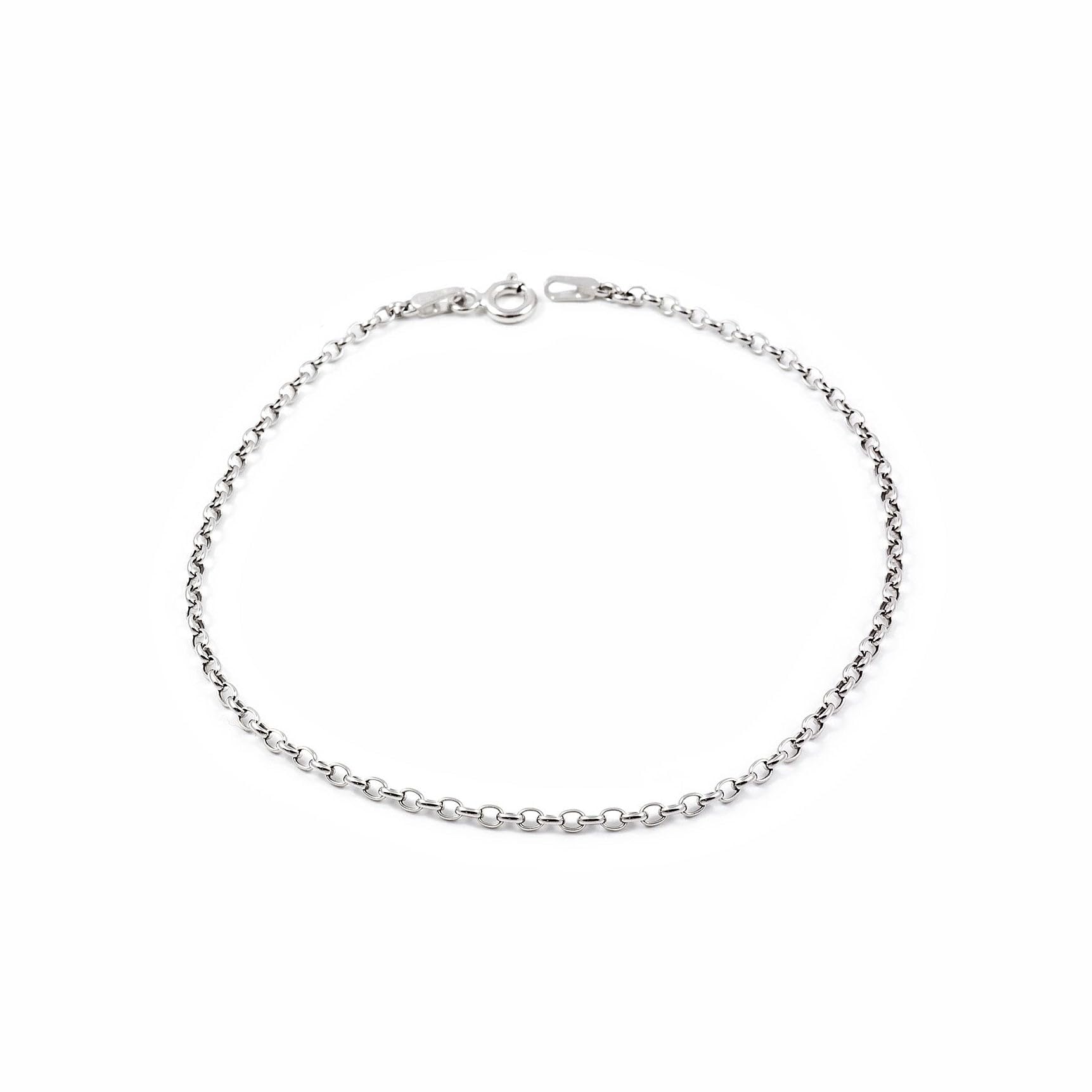 Monde Petit 18ct White Gold rolo Bracelet