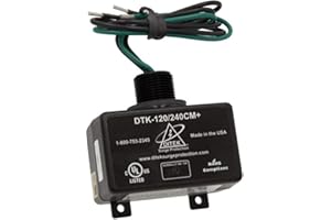 DITEK DTK-120/240CM+ Surge ARRESTOR, Parallel Protector, Multi-Purpose, NEMA 4X, UL1449 Listed, SPD, Type 1, 2W(+G), 120/240VAC