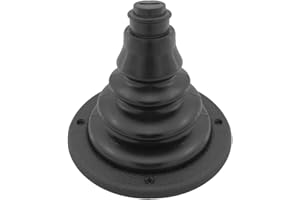 Gaderth MMotor Well Boot, 4 inch 100mm Marine Rigging Steering Shift Cable Boot, Rubber Boat Marine Steering Shift Cable Boot, Protective Bellows for Cars Boats Yachts Ships Motor Boats Black