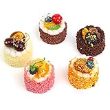 5 Fake Cake Cupcake Simulation Sprinkle Artificial Food Cake Kitchen Toy Decoration
