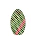 Wave Rebel Surface Wood Laminate Skim Board, Stripes, 35-Inch