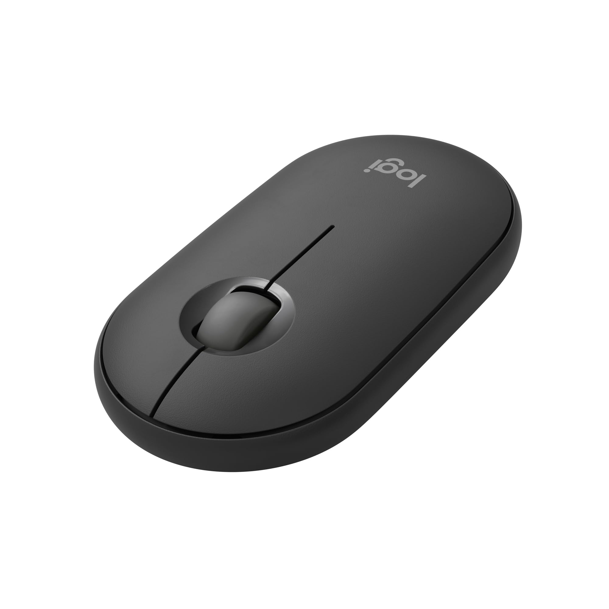 ロジクール ワイヤレスマウス PEBBLE MOUSE2 M350sGR 薄型 静音 Bluetooth Logi Bolt マウス 無線 ワイヤレス 左右対称 Easy-Switch 4000dpi 電池寿命24ケ月 windows mac Chrome Android iPad M350 グラファイト 国内正規品商品画像