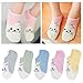 Kidstree Fashion Girls Socks Cotton Thin Toddler Crew Sock 5 Pairs Cat Medium (4-6)
