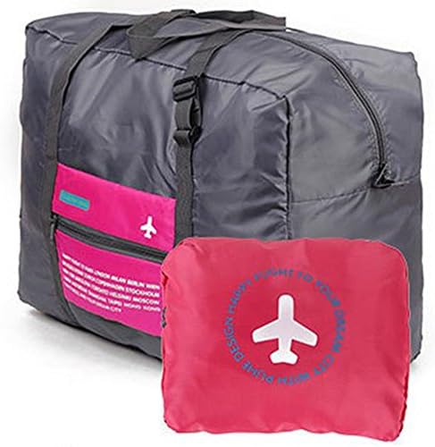 Aromaer Fordable Travel Bags/ Luggage Bags for Travel with Big Capacity (Pink)