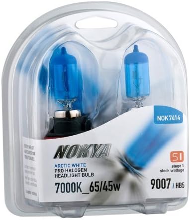NOKYA NOK7414 Pro Halogen Arctic White 9007 65/45 Watt 7000K Light Bulb