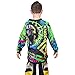 KO Sports Gear KO Skull with Long Sleeves, Ideal for Motocross, Cycling, Skateboarding and General Wear