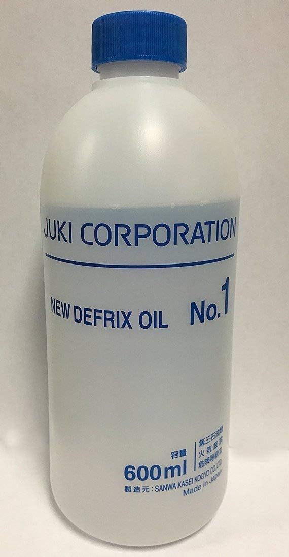 Juki Genuine Defrix Sewing Machine Oil (No.1) 600ml Original Juki Oil
