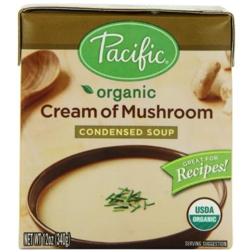 Pacific Natural Foods Organic Cream Of Mushroom Condensed Soup, 12-Ounce Boxes (Pack of 12) image