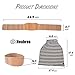 Heabres Maternity Support Belt & Baby Breastfeeding Cover ScarfSet | Breathable Belly Band For Pregnancy and Postpartum Abdominal Binder For Back, One-Size