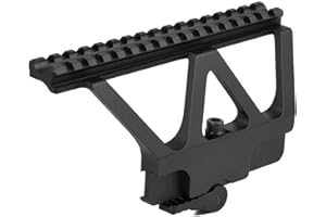 LOTGAUEN Red Dot Scope Mount Single Picatinny Scope Mount for Red Dot Sight, Optics Black