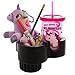 Trio Car Cup Holder, Car Cup Holder Expander Foam Insert Turns One Drink Holder Into Three Car Cup Holders, by Illinois Industrial Tool