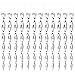 CandyHome 12 Pack Bird Repellent Reflective Scare Rods - Ornamental Spiral Deterrent Control Device Effective and Attractive Hanging Bird Deterrent (12 Inch)