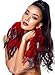 Fashmorous Feather Earrings for Women Red Polka Dot Feather Earrings Red Feather Earrings for Women Dangle
