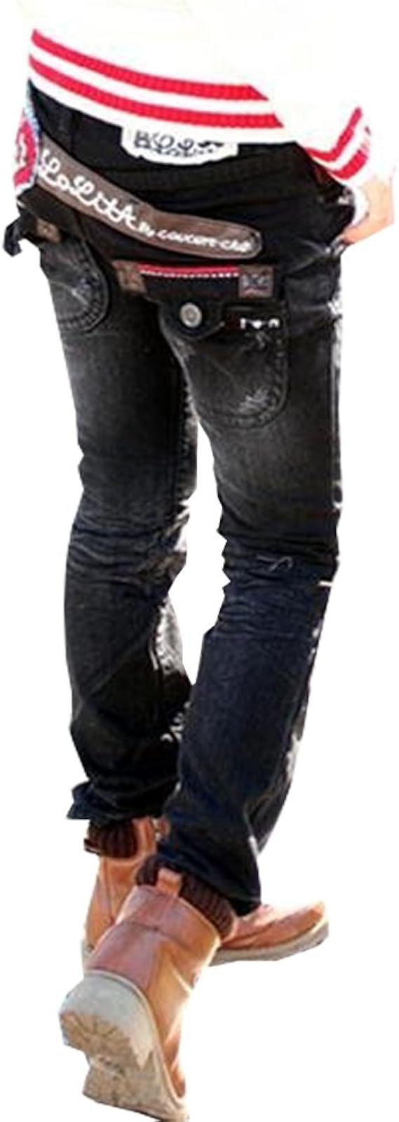 Amazon Co Jp ジーンズ 専門店 クラシカルエルフ Classical Elf ロリータジーンズ Lolita 1211 3 画家デザイン ブラック ジーパン ジーンズ デニム レディース 大きい サイズ M 服 ファッション小物