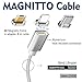 MAGNITTO Multi Charging Cable, Magnetic Multi Charger Adapter 3FT Nylon Braided Universal 3 in 1 Multiple USB Cable Charging Cord Adapter with Type-C, Micro USB Port Connectors for Cell Phones Tablets