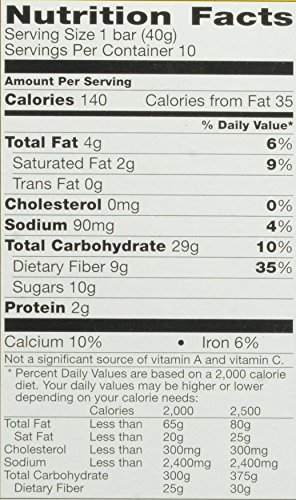 FIBER ONE SNACKS FIBER ONE OATS AND CHOCOLATE CHEWY BARS, 14.1 OUNCE WRAPPERS