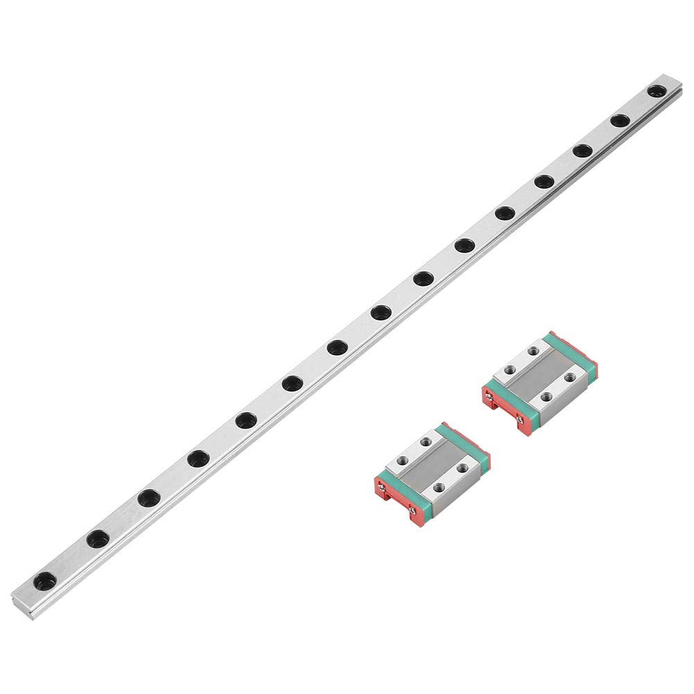 MGN9B 300mm Linear Guide Rail 9mm Linear Sliding Gide with 2pcs MGN9B Rail Block for DIY 3D Printer CNC Machine