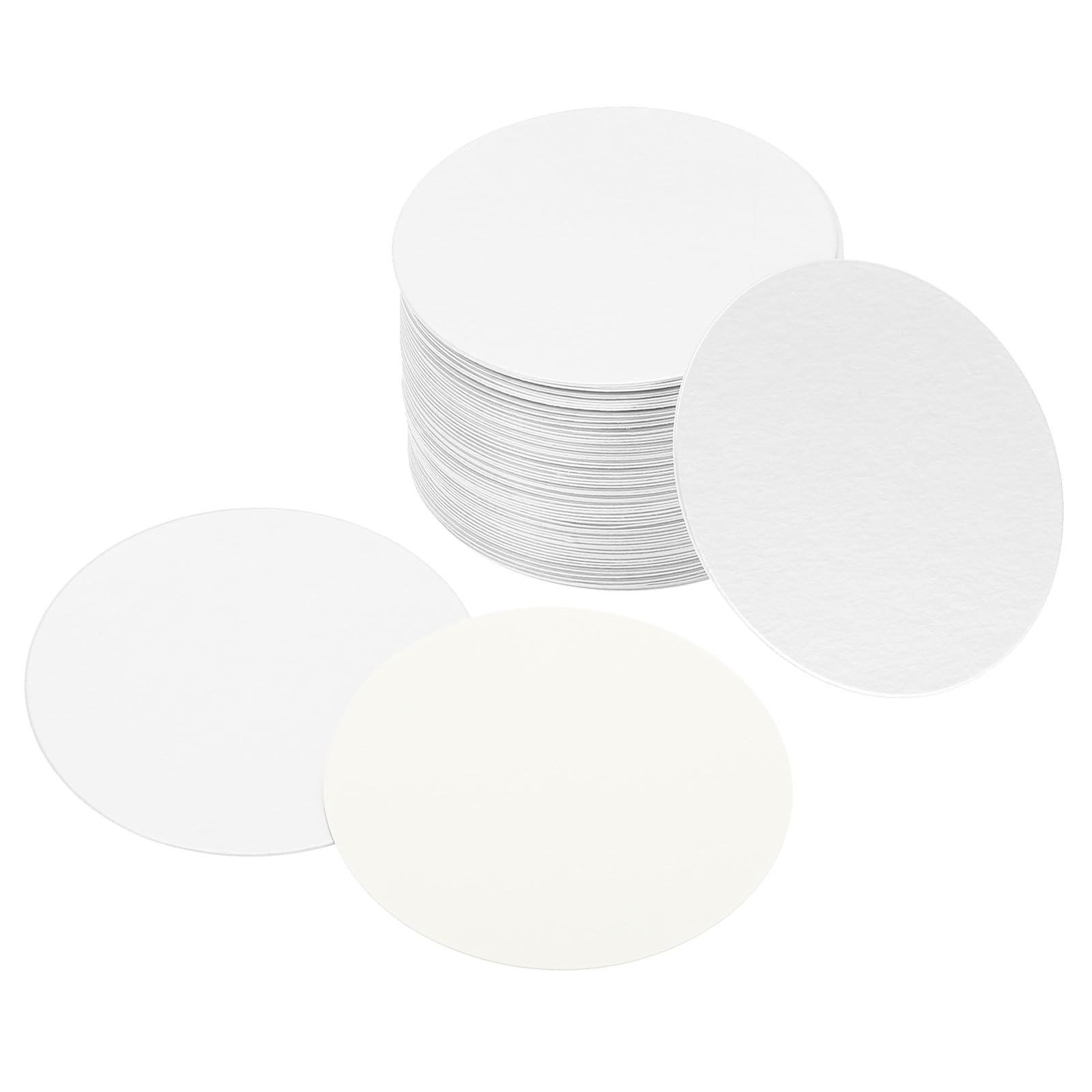 PATIKIL 60mm/2.34" Aluminum Foil Cap Liner, 75Pcs Resistant Tamper Induction Heat Sealer Sealing Liners for PE/HDPE Plastic Bottle Jar Lid