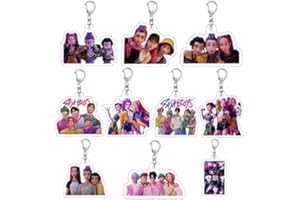 Anime Demon Fans Keychain, KPOP Style Kawaii Pendant Charm, Decorative Key Ring for Car Keys, Mobile Phones, Bags, Kids Colle