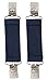 Sportoli8482; Kids Elastic and Metal Glove and Mitten Clips with Snowman Accent - Navy