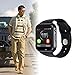 Padgene New GSM Bluetooth Smart Watch with Camera for Samsung S5 / Note 2 / 3 / 4, Nexus 6, Htc, Sony and Other Android Smartphones (Black Black)