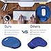 VicTsing Mouse Pad with Gel Wrist Rest, Mousepad with Non-Slip PU Base Mouse Mat for Home, Office & Travel, Blue