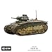 Warlord Bolt Action Char B1 Bis Tank 1:56 Tabletop Miniatures - Plastic Paintable Miniature WWII Soldiers Set, Unpainted Table Top 28mm Military Minifigures for Adults - Gaming Figurines Pack