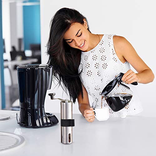 Manual Coffee Grinder by Janda Products Conical Stainless Steel