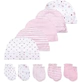 Baby 10-Piece Caps and Mittens Set Baby Gloves Baby Hats