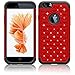 iPhone 6S Case,EC™ [Shockproof] Apple iPhone 6S Case, Heavy Duty Dual Layer Hybrid Stud Rhinestone Bling Protection Cover Case for Apple iPhone 6S / 6 (Red)