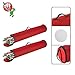 Wrapping Paper Storage Bag 2-Pack - 40-Inch Gift Wrap Organizer - Holds Up to 50 Rolls of Giftwrap Total - Christmas Storage by Elf Stor (Red)