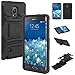 Note Edge Case, Elegant Choise Hybrid Shockproof Kickstand Holster Case Cover with Belt Clip for Samsung Galaxy Note Edge £¨Black£