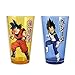 Dragon Ball Z Goku and Vegeta Pint Glasses