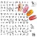 Bhbuy 3D Cat Nail Art Stickers Decals Girl Fingernail Decoration