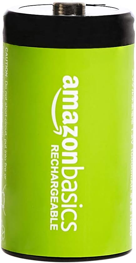 Amazon Basics 4-Pack, Rechargeable D Cell NiMH Batteries, 10000maAh, Recharge up to 1000x Times , Pre-Charged - Image 3