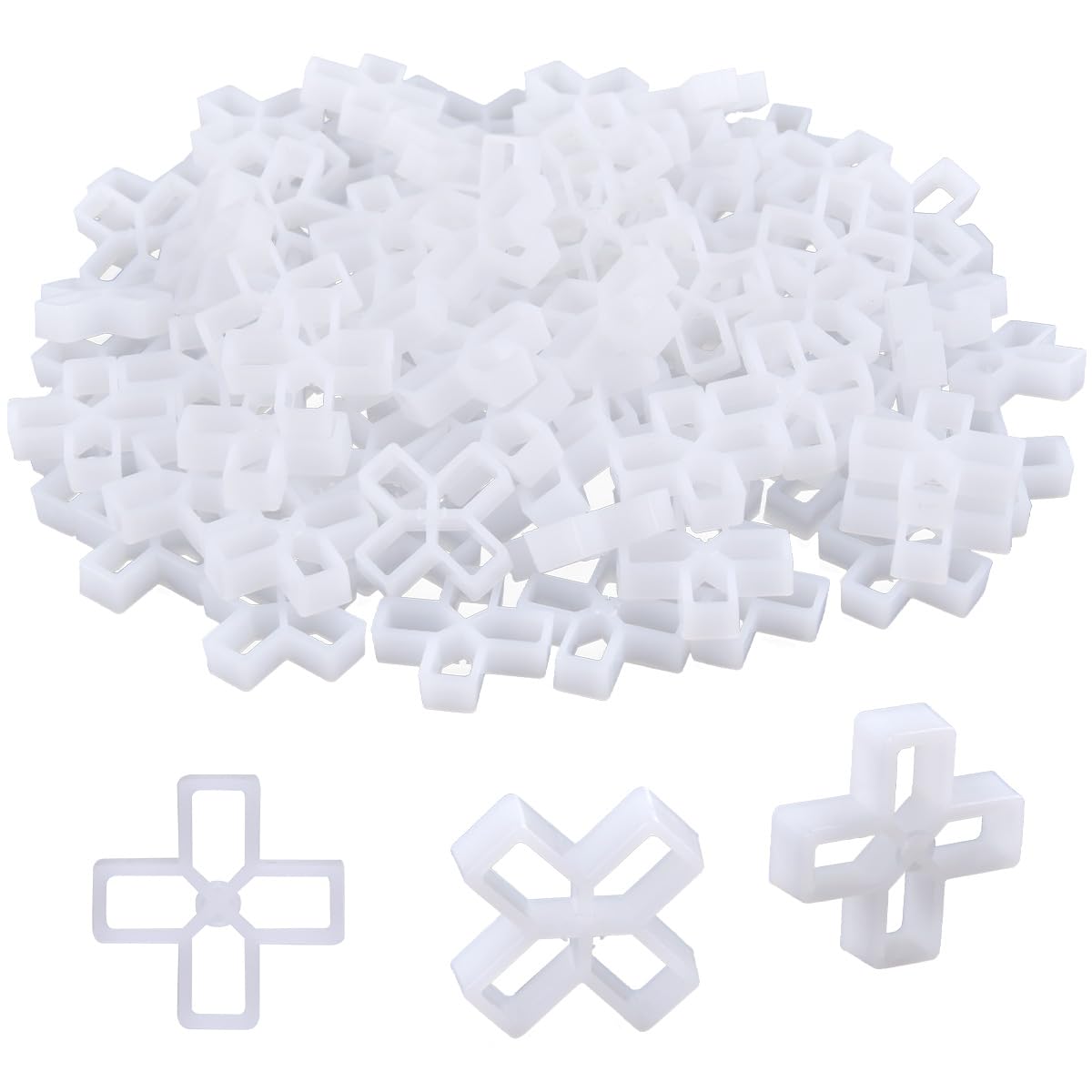 200 Pcs Paving Spacers 10mm, Patio Tile Spacer Slab Spacers Floor Cross Shaped Tile Pavers Brick Slips Spacers for DIY Paving Tiling Wall Tiler Garden Slabs