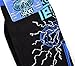 Nikola Tesla Socks, Blue, Black, 12-Jul