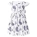 SMILING PINKER Toddler Little Girls Flower Dress Cotton Casual Summer Sundress