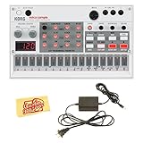 Korg Volca Digital Sample Sequencer Bundle with Power Supply and Austin Bazaar Polishing Cloth