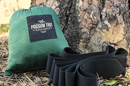 Double Parachute Nylon Hammock Bundled with Tree Straps - Big Enough for Two People - Doubles as a Bed and the Most Comfortable Chair You Have Ever Experienced.