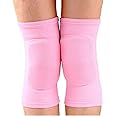 JUMISEE Kids Knee Pad, Anti-Slip Padded Sponge Knee Brace Breathable Flexible Elastic Knee Support for Football Volleyball Dance Skating Basketball Sports