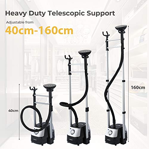 Professional Steamer for Clothes,FUMORCLU 1500W Dual Bar Full Size