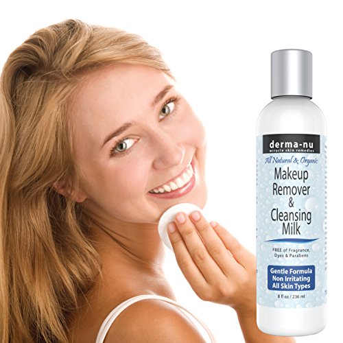 Makeup Remover & Cleansing Milk by Dermanu All Natural, Soothing