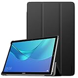 MoKo Huawei MediaPad M5 10.8/M5 Pro 10.8 Case - Ultra Lightweight Smart Slim Shell Stand Cover Case for Huawei MediaPad M5/M5 Pro 10.8 Inch 2018 Tablet with Auto Wake/Sleep Feature, Black