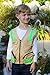 Tan Eagle Eye Explorer Cargo Vest for Kids with Reflective Safety Straps. 100% Cotton. Size: M/L-US