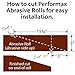 Performax Type Ready-to-Cut Ready-to-Wrap Drum Sander Sandpaper Rolls 3 inch by 35 feet Long for Jet 16-32 Drum Sander Paper, Aluminum Oxide Sandpaper - 220 Grit